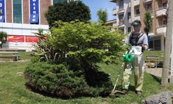 Yeşil alanlarda bahar mesaisi