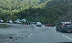 Zonguldak-Ankara karayolunda hareketli dakikalar: Yol kapandı!
