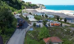 Kurban Bayramı öncesi bağlantı yolu asfaltlandı