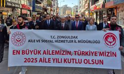 Zonguldak'ta Aile Yürüyüşü yapıldı