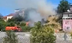 Emniyet Müdürlüğü çevresinde yangın
