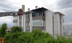 Alevlere teslim olan daire kullanılamaz hale geldi