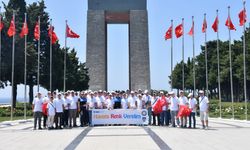 Liseli öğrenciler, Çanakkale Şehitliği'ni gezdi