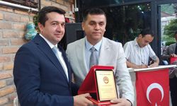 Kaymakam Muhammed Evlice veda yemeğinde göz yaşlarına hakim olamadı