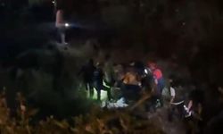 Alkollü şahıs ormanlık alana düştü