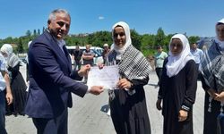 Bayanlara yönelik açılan Kuran-ı Kerim kursu sona erdi