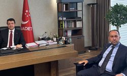 Saadet Partisi İl Başkanı Burak Erol’dan Genel Başkan Mahmut Arıkan’a ziyaret