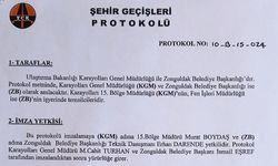 Zonguldak Belediyesi, attığı imzayı unutmuş! İşte o protokol