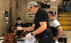 Zabıta ekiplerinden eksik gramajlı simit denetimi