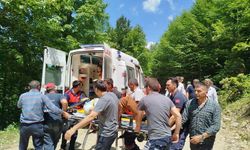 Zonguldak’ta 80 metreden şarampole devrilen otomobildeki 3 kişi yaralandı