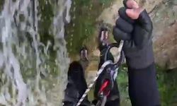 AFAD personelinden nefes kesen suda arama kurtarma eğitimi