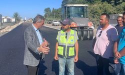 Cadde, 11 bin ton sıcak asfaltla sil baştan yenileniyor