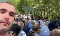 Engelli kızını boğulmaktan kurtaran baba defnedildi