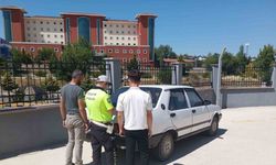 Drift atan sürücü polis ekiplerince yakalandı