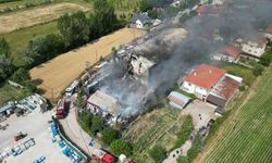 Fabrika yangını kontrol altına alındı