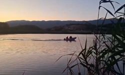 Gölde kaybolan genç için ekipler seferber oldu