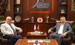 Karabük İl Müftüsü Ali Erhun’dan Rektör Fatih Kırışık’a ziyaret