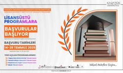 Lisansüstü programlara başvurular 14 Temmuz’da başlayacak