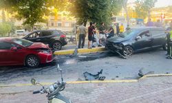 Motosiklet kazası: 1 yaralı