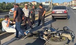 Motosiklet kazası: 1 yaralı