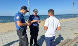 Sahilde hırsızlık olaylarına karşı emniyetten yoğun önlem