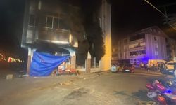 Boya dükkanında korkutan yangın