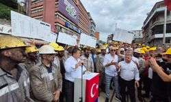 Madenci Anıtı tıklım tıklım: Madenciler sokağa çıktı!