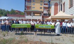 Kazada hayatını kaybeden baba ve oğlu, son yolculuğuna uğurlandı