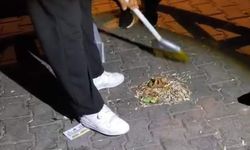 Ekiplerden ilginç ceza: Yerleri süpürdüler