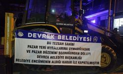 Uyarıları dikkate almadılar: 6 pazarcı esnafının tezgahı kapatıldı