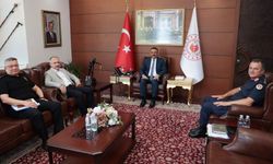 Başsavcı Abdurrahim Alan'dan veda ziyareti