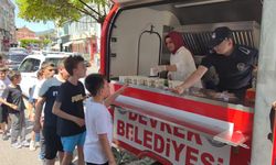 Kuran Kursu öğrencilerine Belediyeden limonata ve kurabiye ikramı
