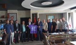 Ereğli Belediyespor’dan Kaymakam Fatih Yılmaz’a ziyaret