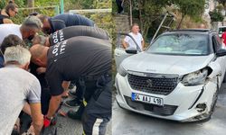 İki otomobil çarpıştı: 3 kişi yaralı