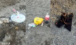Plajda isyan ettiren görüntü: İç çamaşırlarını bile bırakmışlar!