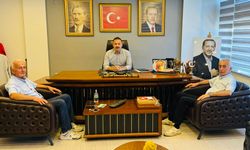 Savaş Çiloğlu ve Hasan Yaman’dan Başkan Mustafa Çağlayan’a ziyaret