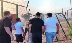 Ağaçlık alanda çıkan yangın askeriyenin mühimmat alanına sıçradı