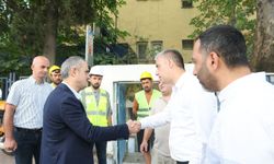 Bünyamin Çiftçi, e-sınav merkezi ve santral binası inşaatlarını inceledi
