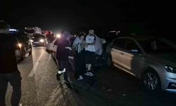 Otoyolda zincirleme kaza: 4 yaralı