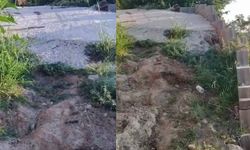 Asma'da 3 yıldır bu yol böyle: “Lütfen bize yardım edin”