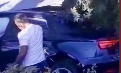 Hatalı sollama yaptı, şarampole uçtu