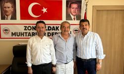Muammer Avcı ve Sezer Köroğlu'ndan Dursun Kılav'a ziyaret