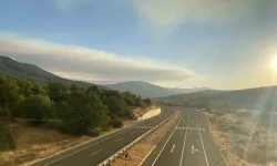 Yangın nedeniyle kapanan karayolunda son durum!