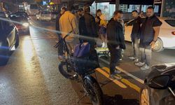 Otomobil ile elektrikli bisiklet çarpıştı: 1 yaralı