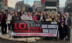 Zonguldak Demokrasi Platformu, 10 Ekim Ankara katliamını lanetledi