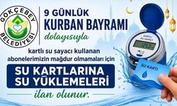 Belediyeden Kurban Bayramı öncesi su yükleme uyarısı
