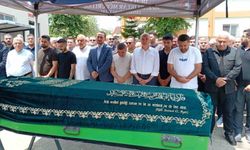 Belediye başkanının şoförü son yolculuğuna uğurlandı