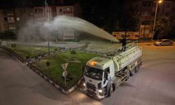 Belediye, içme suyu kullanmadan yeşil alanları suluyor
