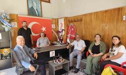 Çaycuma Kent Konseyi'nden Kızılay Şubesine ziyaret