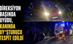 Direksiyon başında uyudu, kanında uy*şturucu tespit edildi